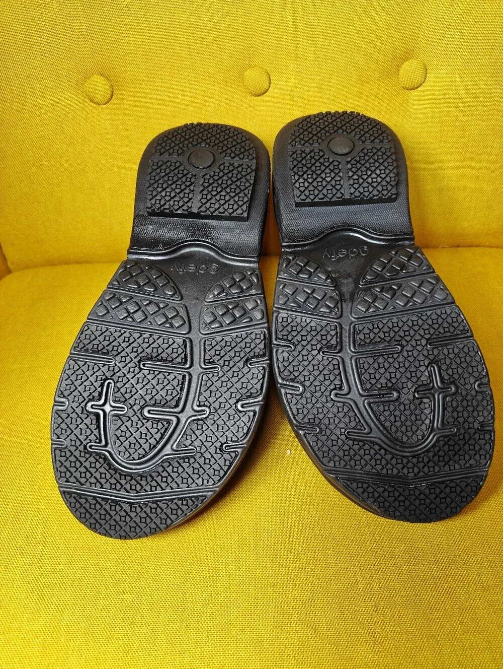 NWOT Gravity Defyer G-Defy Lars Shock Absorbing Leather Slip-On Clogs Size 9M